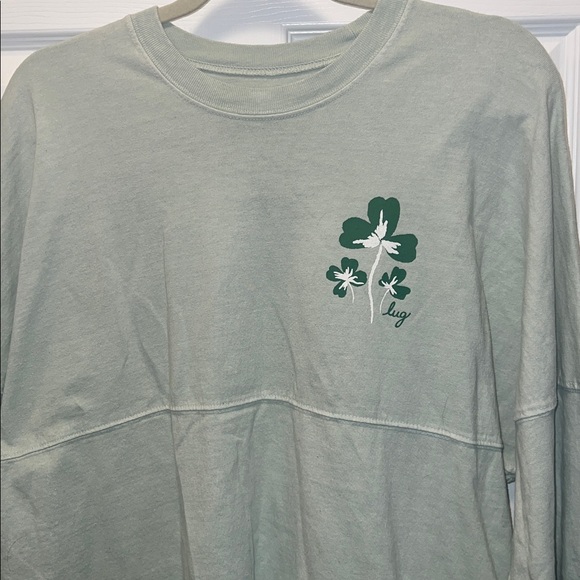 Lug mint green colored spirit Jersey “May the Luck be with you” size Medium - Picture 2 of 4